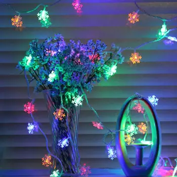Fairy String 20LED Snowflake Xmas Decor Wedding Christmas Tree Party Fairy String Light Fairy Light 3/2M Festival Garden Yard
Fairy String 20LED Snowflake Xmas Decor Wedding Christmas Tree Party Fairy String Light Fairy Light 3/2M Festival Garden Yard