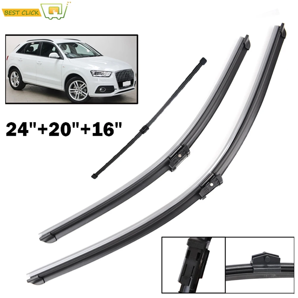 Misima Windshield Windscreen Wiper Blades For Audi Q3 MK1 2011 - 2017 Front Rear Window For A4 B8 2008 2009 2010 2012 2013 2016
Misima Windshield Windscreen Wiper Blades For Audi Q3 MK1 2011 - 2017 Front Rear Window For A4 B8 2008 2009 2010 2012 2013 2016