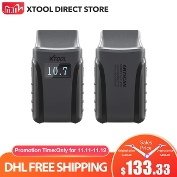 XTOOL A30 OBD2 Full system diagnostic tools car Auto scanner EPB ABS reset DPF regeneration code reader for Android IOS update
XTOOL A30 OBD2 Full system diagnostic tools car Auto scanner EPB ABS reset DPF regeneration code reader for Android IOS update