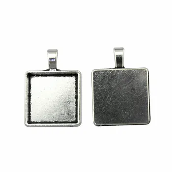 2 Pieces 20mm Square Glass Cabochon Base Setting Pendant Tray For Jewelry Diy Making
2 Pieces 20mm Square Glass Cabochon Base Setting Pendant Tray For Jewelry Diy Making