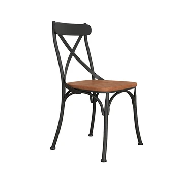 American Retro, Wrought Iron Cross Bar Chair, Restaurant Dining Chair Hotel Industry Wind Fast-food Restaurant Dining Chair With
American Retro, Wrought Iron Cross Bar Chair, Restaurant Dining Chair Hotel Industry Wind Fast-food Restaurant Dining Chair With