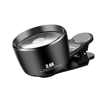 3.0X Telephoto Phone Lens 85MM Telescope Camra Portrait Teleconverter Lenses for iPhone Huawei Smartphones
3.0X Telephoto Phone Lens 85MM Telescope Camra Portrait Teleconverter Lenses for iPhone Huawei Smartphones