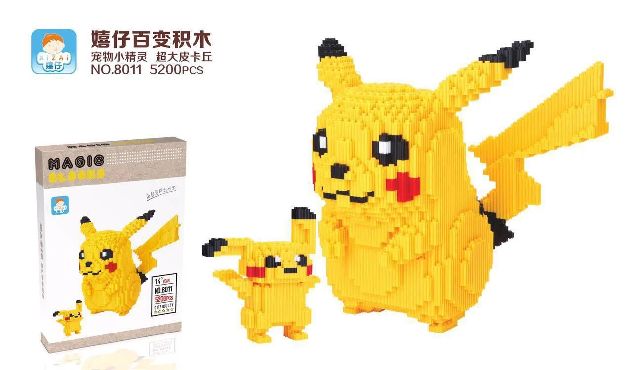 Play Aberdeen in Granule Building Block in Series Ultra Large Pikachu 8011 Children'S Educational Early Childhood Toy
Play Aberdeen in Granule Building Block in Series Ultra Large Pikachu 8011 Children'S Educational Early Childhood Toy