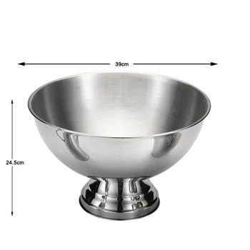 Stainless Steel Ice Bowl Metal Bar Beer Barrel Champagne Wine Big Ice Bucket Fried Ice Cream Bowl of Salad Dessert Cup
Stainless Steel Ice Bowl Metal Bar Beer Barrel Champagne Wine Big Ice Bucket Fried Ice Cream Bowl of Salad Dessert Cup