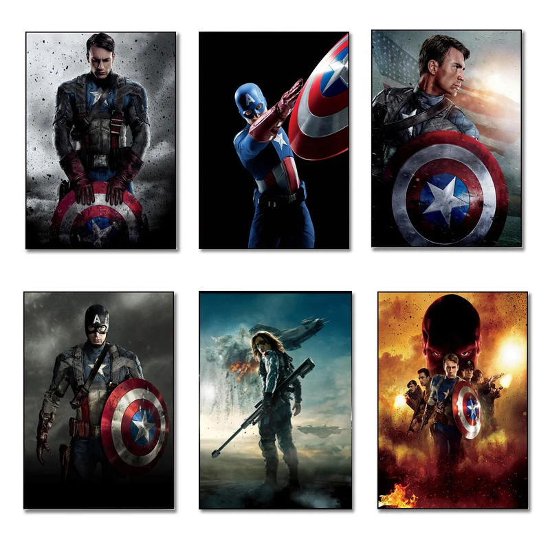 5D DIY Diamond Painting Marvel Captain America Embroidery Mosaic Cross Stitch Kits Home Decor Christmas Art Gift | Дом и сад