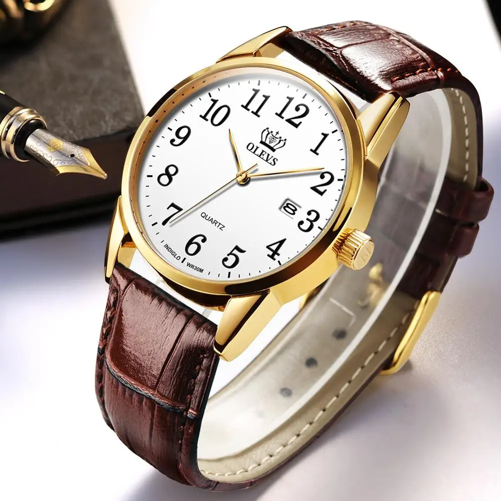 men and women's wristwatch waterproof quartz watch with calendar casual concise style clock
men and women's wristwatch waterproof quartz watch with calendar casual concise style clock