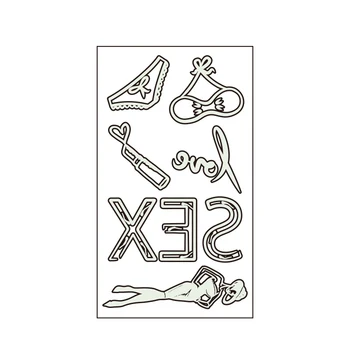 Waterproof Temporary Luminous Tattoo Sticker Sexy Girl Bikini Pattern Letter Love Flash Tatoo Fake Tatto for Kids Women Men
Waterproof Temporary Luminous Tattoo Sticker Sexy Girl Bikini Pattern Letter Love Flash Tatoo Fake Tatto for Kids Women Men