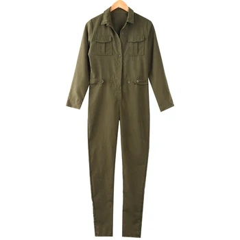 2019 spring casual deep V button solid color dark green jumpsuit popular Dark green Womens Denim Holiday Playsuit Dropshipping
2019 spring casual deep V button solid color dark green jumpsuit popular Dark green Womens Denim Holiday Playsuit Dropshipping