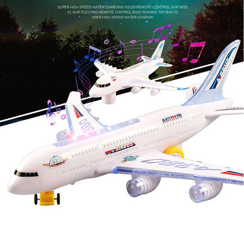 DIY toys plane Assembly Airbus Aircraft mini Music Lighting Toys Electric Airplane Autopilot Flash Sound Aircrafts Toy for Kid
DIY toys plane Assembly Airbus Aircraft mini Music Lighting Toys Electric Airplane Autopilot Flash Sound Aircrafts Toy for Kid