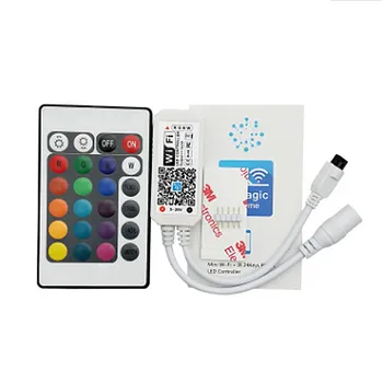 1PCS Wifi RGBW Controller DC 5-28V Mini 24Keys Alexa Music Controller Light Strip Controller For RGB LED Strip
1PCS Wifi RGBW Controller DC 5-28V Mini 24Keys Alexa Music Controller Light Strip Controller For RGB LED Strip