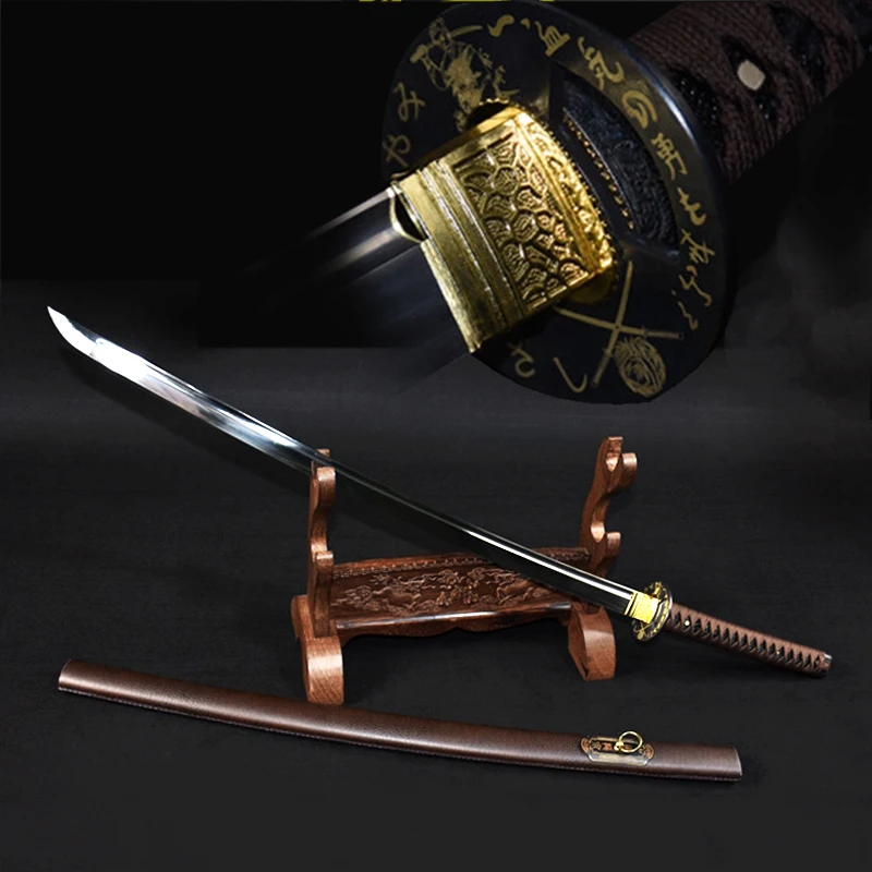 Ninja katana real sword japanese samurai swords props high carbon steel handmade full tang sharpness edge quality
Ninja katana real sword japanese samurai swords props high carbon steel handmade full tang sharpness edge quality