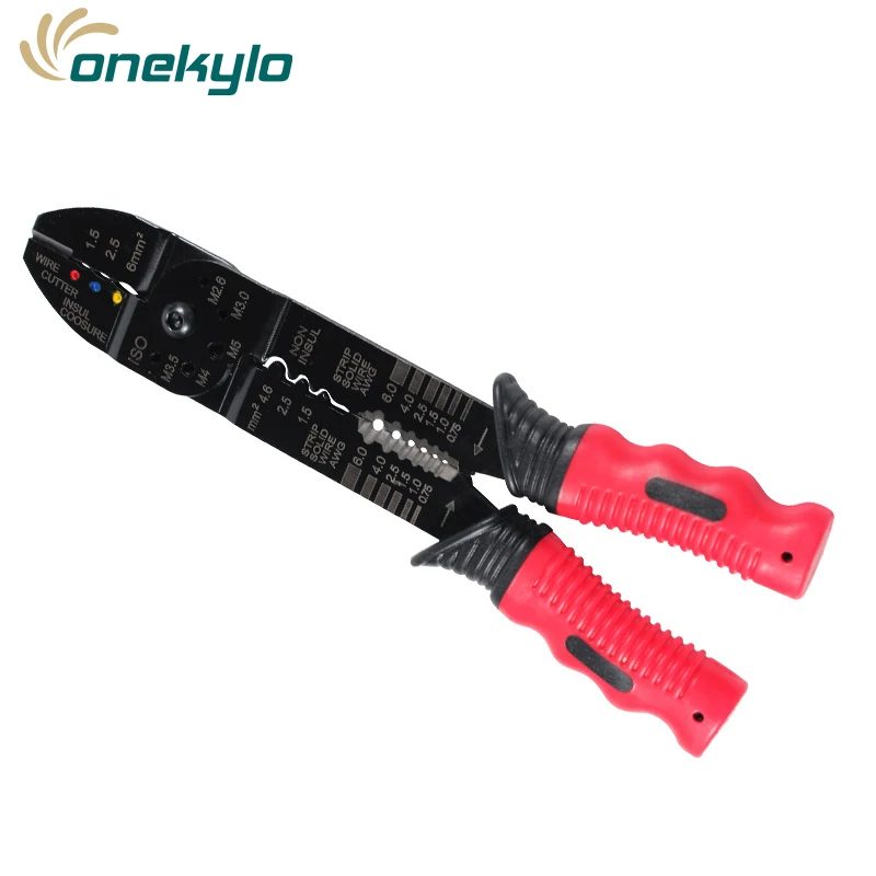 Crimping Pliers 3 in 1 Wire Stripper Scissors For Cutting Cable Leather Electrician Hand Crimping Tools
Crimping Pliers 3 in 1 Wire Stripper Scissors For Cutting Cable Leather Electrician Hand Crimping Tools