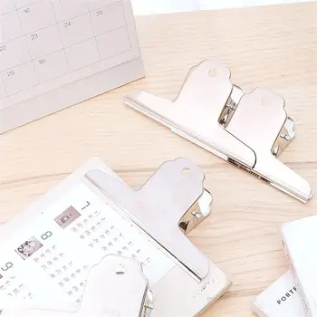 10 Pcs 100mm Stainless Steel Chip Bag Invoices and Notes Clips for Storaging and Air Tight Seal Grip on Food (Silver)
10 Pcs 100mm Stainless Steel Chip Bag Invoices and Notes Clips for Storaging and Air Tight Seal Grip on Food (Silver)