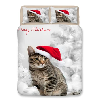 Christmas Cute Cat Bedding sets twin queen king Quilt Cover Pillow Case single double girls duvet cover set cartoon bedclothes
Christmas Cute Cat Bedding sets twin queen king Quilt Cover Pillow Case single double girls duvet cover set cartoon bedclothes