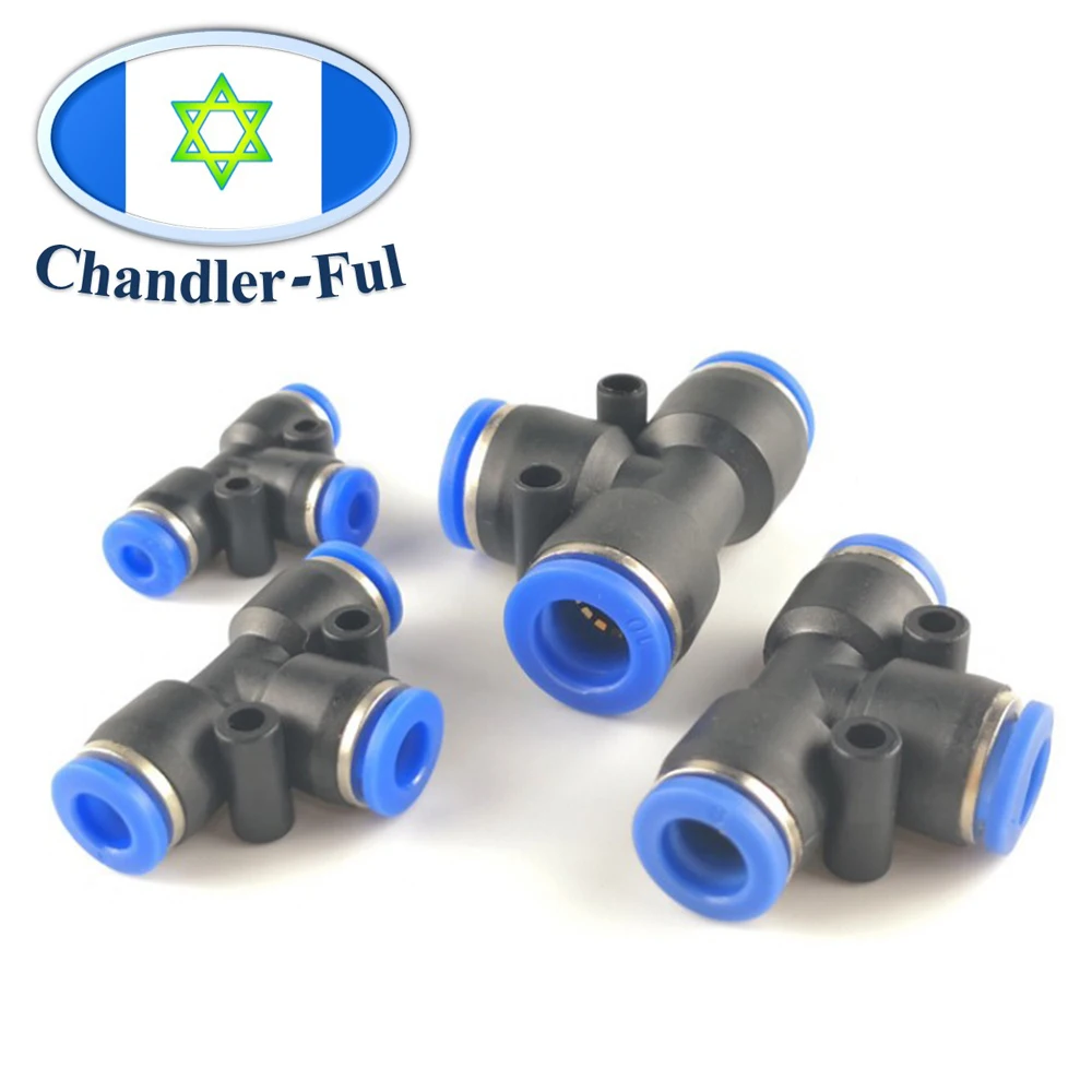 10PCS Tee shape Y Connector Air Pneumatic Push in Connect Fitting 3 equal Tube OD 3 Way Equal Pipe Fitting Air Compressor
10PCS Tee shape Y Connector Air Pneumatic Push in Connect Fitting 3 equal Tube OD 3 Way Equal Pipe Fitting Air Compressor