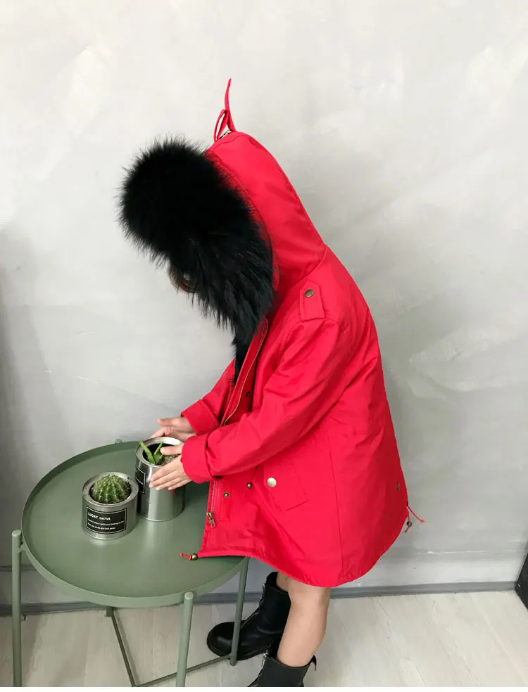 kids parkas natural fox fur child coats for winter (17)
