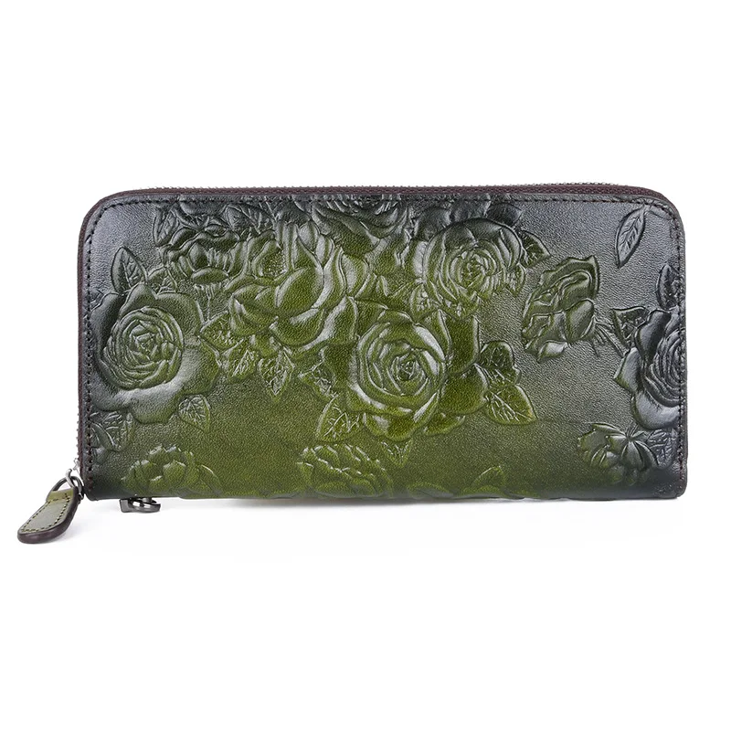 Vintage Ladies Take Bag Fashion Multi-card Embossed Leather Zipper Bag Designer Wallets Famous Brand Women Wallet 2020
Vintage Ladies Take Bag Fashion Multi-card Embossed Leather Zipper Bag Designer Wallets Famous Brand Women Wallet 2020