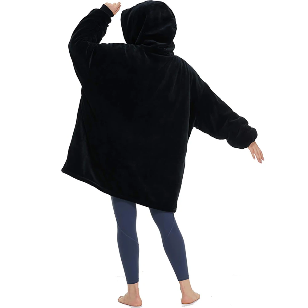 Oversized Bat Blanket Hoodie Sweatshirt Solid Color Couples Warm Comfortable Soft Portable Robe Lazy TV Throw Weighted Blanket
Oversized Bat Blanket Hoodie Sweatshirt Solid Color Couples Warm Comfortable Soft Portable Robe Lazy TV Throw Weighted Blanket