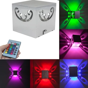 RGB Remote Control 3W LED Butterfly Sconce Wall Lamp Luces Home Club Par Decor Backlight Wandlamp Night Lighting Lampara Lights
RGB Remote Control 3W LED Butterfly Sconce Wall Lamp Luces Home Club Par Decor Backlight Wandlamp Night Lighting Lampara Lights