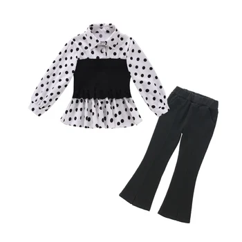 Polka Dot Shirts for Kids Girls 2020 Spring Dot Blouse +pants 2pcs Boot Cut Pants In Big Girls Teenager Outfits for 4-9 Years
Polka Dot Shirts for Kids Girls 2020 Spring Dot Blouse +pants 2pcs Boot Cut Pants In Big Girls Teenager Outfits for 4-9 Years
