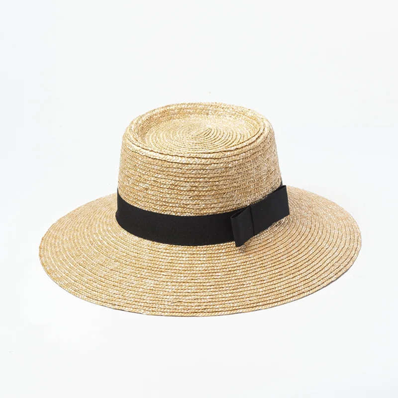 Spring And Summer New Style Circular Ring Flat Roof Bow Decoration Straw Hat Outdoor Travel College Style Sun-resistant Beach St
Spring And Summer New Style Circular Ring Flat Roof Bow Decoration Straw Hat Outdoor Travel College Style Sun-resistant Beach St