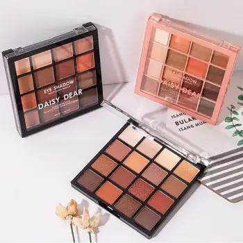 16-color Shimmer Matte Glitter Eye Shadow Palette Lasting Waterproof Smudge-proof Easy To Color Eye Shadow Palette
16-color Shimmer Matte Glitter Eye Shadow Palette Lasting Waterproof Smudge-proof Easy To Color Eye Shadow Palette