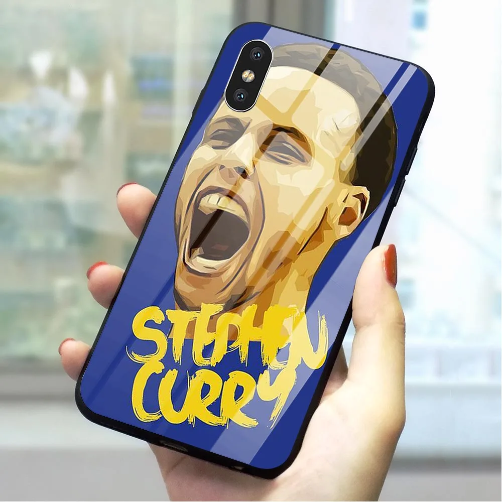 Protective Stephen Curry Tempered Glass Phone Case for iPhone 8 Plus Cover 6 6S XR Xs Max X 7 5S 5 SE Covers 11 pro
Protective Stephen Curry Tempered Glass Phone Case for iPhone 8 Plus Cover 6 6S XR Xs Max X 7 5S 5 SE Covers 11 pro