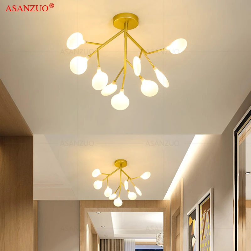 Nordic LED creative corridor aisle lights living room lights bedroom room lights dining room G4 LED iron ceiling lamp
Nordic LED creative corridor aisle lights living room lights bedroom room lights dining room G4 LED iron ceiling lamp