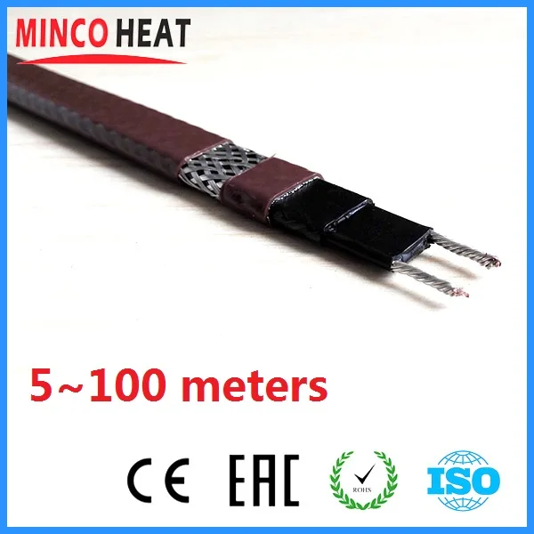 5~100m Anti-Freeze Protection Self Regulating Heating Cable Anti-corrosion Sheath UV Resist Heating Wire
5~100m Anti-Freeze Protection Self Regulating Heating Cable Anti-corrosion Sheath UV Resist Heating Wire