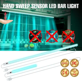 Germicidal Light UVC LED Hand Sweep Sensor LED Cabinet Light USB Dimmable LED Lamp UV Disinfecting 5V Ultraviolet Wardrobe Lamp
Germicidal Light UVC LED Hand Sweep Sensor LED Cabinet Light USB Dimmable LED Lamp UV Disinfecting 5V Ultraviolet Wardrobe Lamp