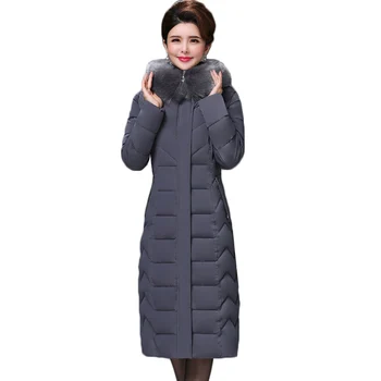 Winter Thick Down Cotton Jacket Women Parker New Hooded Long Outerwear Plus Size 5XL 6XL Winter Coat LP518 
Winter Thick Down Cotton Jacket Women Parker New Hooded Long Outerwear Plus Size 5XL 6XL Winter Coat LP518