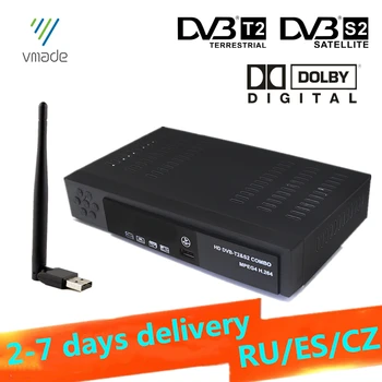 Full HD DVB T2 S2 Combo Digital Terrestrial Satellite Receiver signal TV tuner Support IKS BISSKEY CCCAM IPTV PVR set top boxes
Full HD DVB T2 S2 Combo Digital Terrestrial Satellite Receiver signal TV tuner Support IKS BISSKEY CCCAM IPTV PVR set top boxes