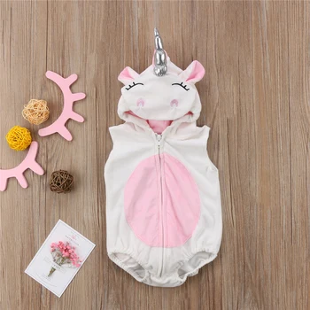 2019 Newborn Infant Baby Girls Cute Unicorn Romper Warm Sleeveless Cartoon Fashion Hooded Jumpsuits Romper
2019 Newborn Infant Baby Girls Cute Unicorn Romper Warm Sleeveless Cartoon Fashion Hooded Jumpsuits Romper