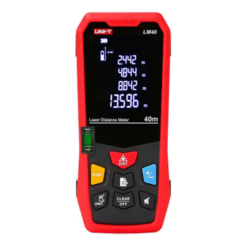 UNI-T LM40 Laser Rangefinder Digital Laser Distance Meter Laser Range Finder Tape Distance Measurer
UNI-T LM40 Laser Rangefinder Digital Laser Distance Meter Laser Range Finder Tape Distance Measurer
