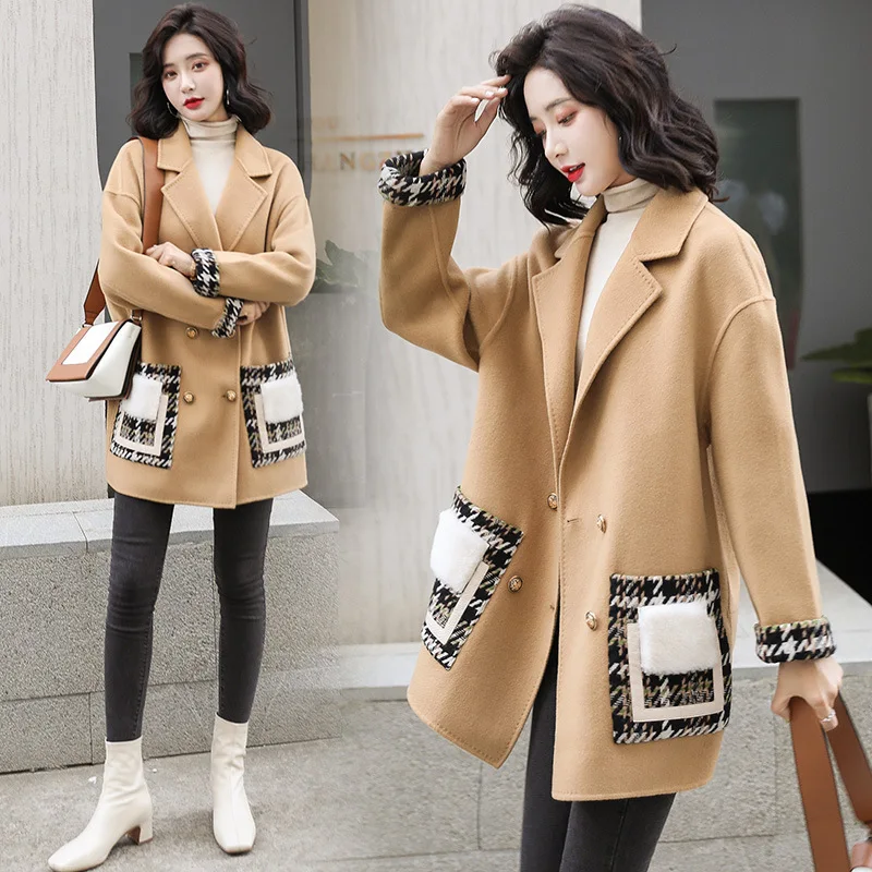 Woolen Jacket Women's Mid-length Short-height 2019 Autumn And Winter New Style Korean-style Loose-Fit Elegant Woolen Cloth Grace
Woolen Jacket Women's Mid-length Short-height 2019 Autumn And Winter New Style Korean-style Loose-Fit Elegant Woolen Cloth Grace