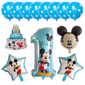 Disney Mickey Mouse Balloon Digital Aluminum Film Balloon for 1 Year Old Birthday Party Decoration Kids with Minnie Balloons 
Disney Mickey Mouse Balloon Digital Aluminum Film Balloon for 1 Year Old Birthday Party Decoration Kids with Minnie Balloons