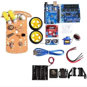 Tool Kit UNO R3 Car Chassis Kit and Ultrasonic Module Compatible with Arduino Uno R3 Chassis Kit Tool Set
Tool Kit UNO R3 Car Chassis Kit and Ultrasonic Module Compatible with Arduino Uno R3 Chassis Kit Tool Set