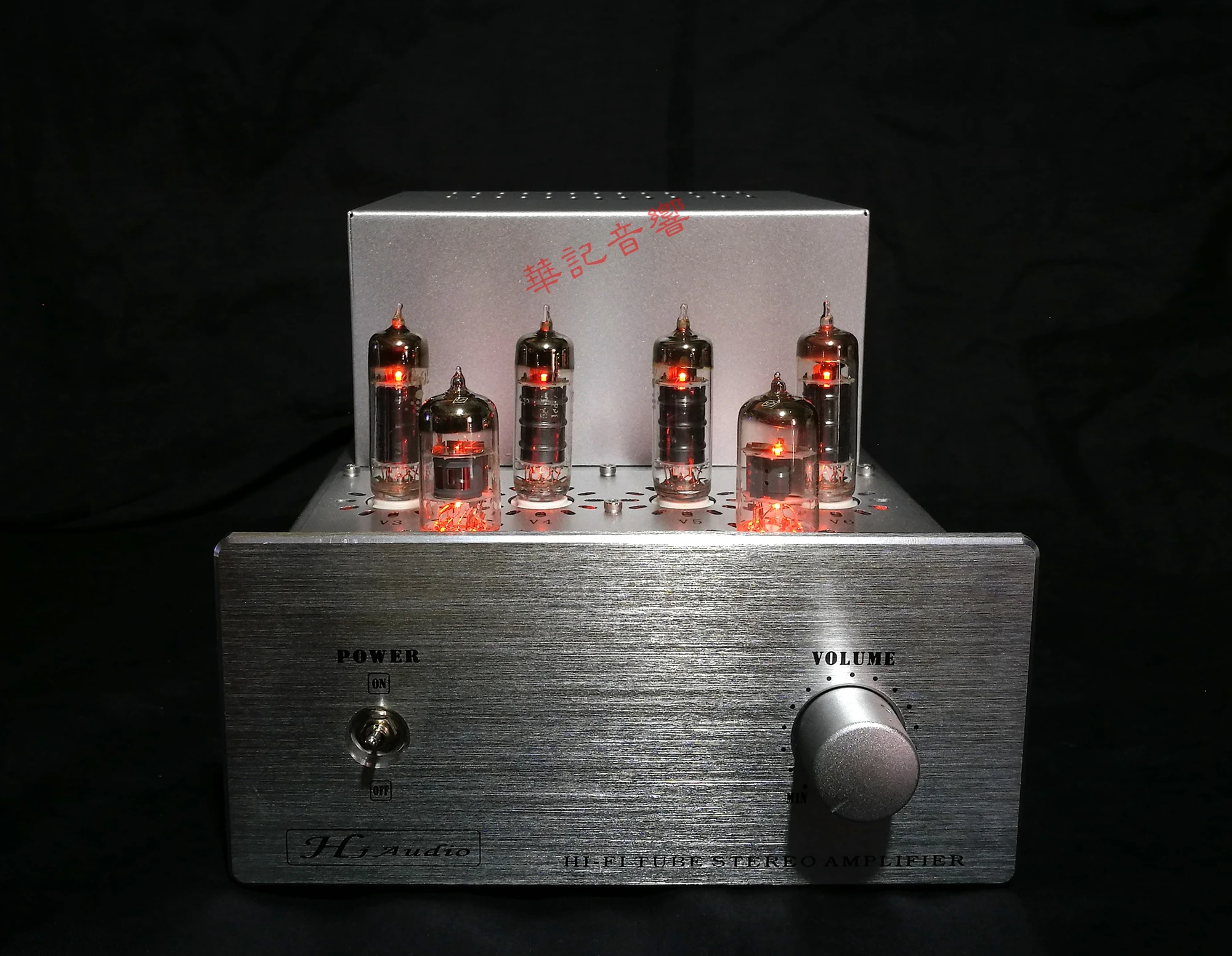 

HUAJI Tube tube amplifier power amplifier ST-6AQ5PP 2*10W stereo push-pull combined amplifier,6F2(6U8、ECF82)*2、6AQ5*4