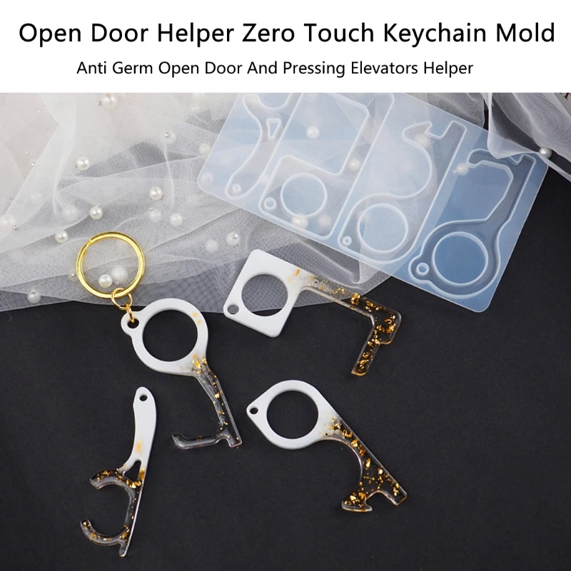 1Pc Zero Touch Keychain Resin Casting Mold Open Door Helper Contactless Assistant Safety Keychain Mold Jewelry Making Tools
1Pc Zero Touch Keychain Resin Casting Mold Open Door Helper Contactless Assistant Safety Keychain Mold Jewelry Making Tools
