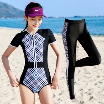 Women Vintage Swimwear Female Swimsuit Long Sleeve Swimwear Women Swimsuit for Girls Swim Dress Bathing Suit Women Swimming Suit
Women Vintage Swimwear Female Swimsuit Long Sleeve Swimwear Women Swimsuit for Girls Swim Dress Bathing Suit Women Swimming Suit