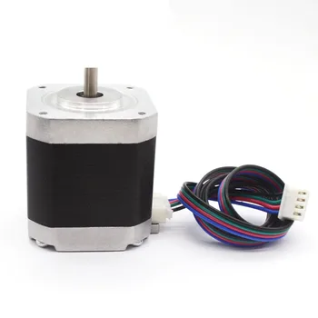 High Quality Nema 17 bipolar Stepper Motor For 3D printr and RepRap CNC 4 leads 48mm 1.5A 500mN.m 1.8degree 42HD6021
High Quality Nema 17 bipolar Stepper Motor For 3D printr and RepRap CNC 4 leads 48mm 1.5A 500mN.m 1.8degree 42HD6021