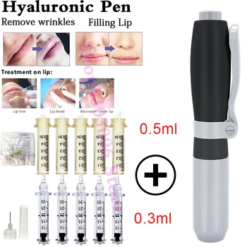 0.5ML 0.3ML Hyaluron Pen injectable Hyaluronic Acid pen lip Injection Gun Wrinkle Removal Lifting Lip Filler injector syringes
0.5ML 0.3ML Hyaluron Pen injectable Hyaluronic Acid pen lip Injection Gun Wrinkle Removal Lifting Lip Filler injector syringes