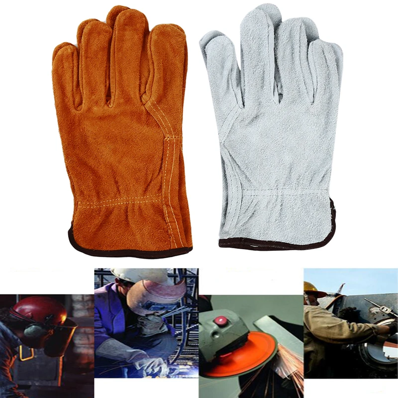 Hot Wear-resistant Non-slip Double-layer Cowhide Driver Electric Welder Labor Protection Gloves Men Anti-friction Working Gloves
Hot Wear-resistant Non-slip Double-layer Cowhide Driver Electric Welder Labor Protection Gloves Men Anti-friction Working Gloves