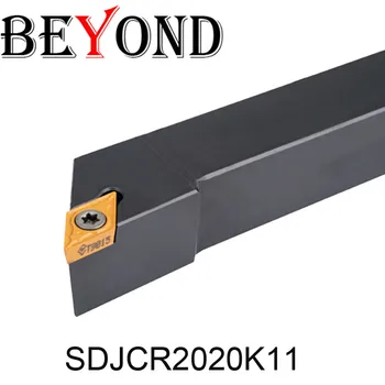 BEYOND SDJCR2020K11 SDJCL2020K11 20mm lathe tools cnc turning tool holder SDJCR2020 for carbide insert DCMT DCMT11T308 SDJCR
BEYOND SDJCR2020K11 SDJCL2020K11 20mm lathe tools cnc turning tool holder SDJCR2020 for carbide insert DCMT DCMT11T308 SDJCR