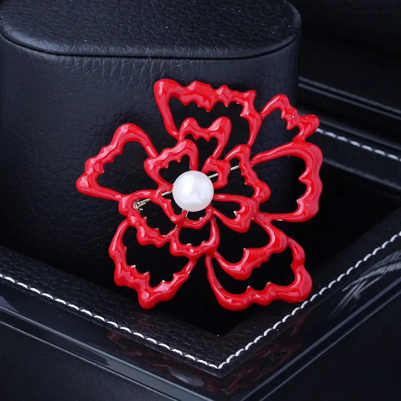 Red Peony Brooch Fashion Fashion Corsage New Style Overcoat Accessories Accessories Women's 
Red Peony Brooch Fashion Fashion Corsage New Style Overcoat Accessories Accessories Women's