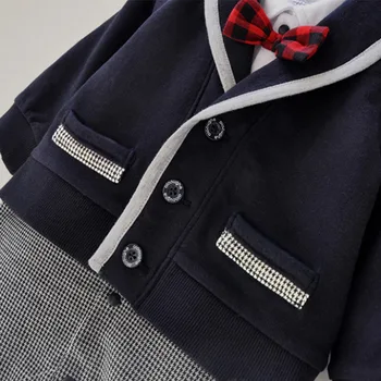 New Style Gentleman Crawling Clothes Men's Long-Sleeve Romper Onesie Japanese And Korean-Style Spring And Autumn Infants Clothes
New Style Gentleman Crawling Clothes Men's Long-Sleeve Romper Onesie Japanese And Korean-Style Spring And Autumn Infants Clothes