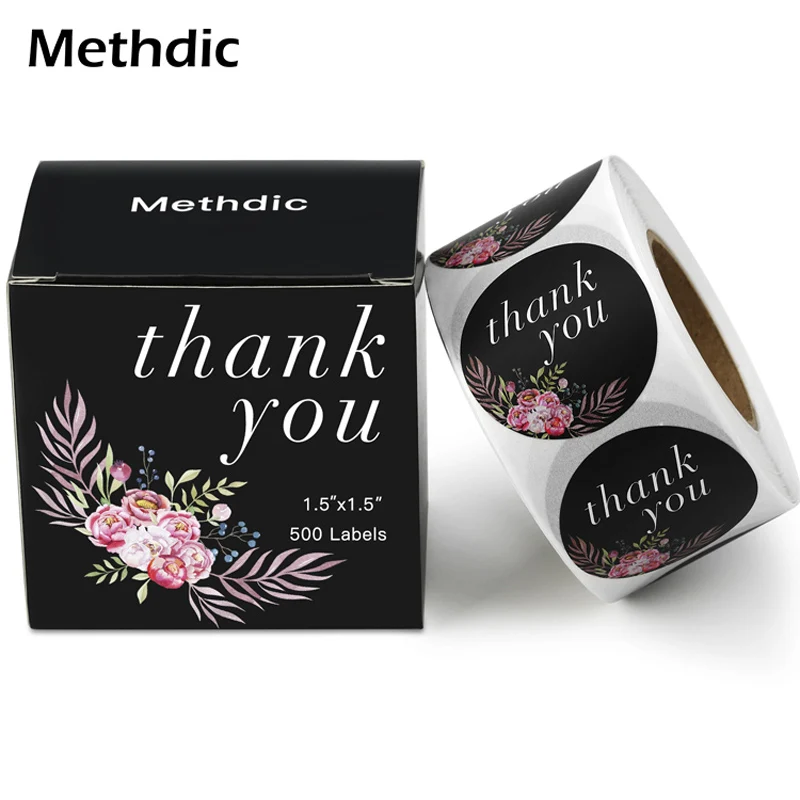 Methdic 1.5"X 1.5" 500pcs/roll Hot Melt Adhesive Thank You Stickers for Gift Bags thank you label stickers
Methdic 1.5"X 1.5" 500pcs/roll Hot Melt Adhesive Thank You Stickers for Gift Bags thank you label stickers