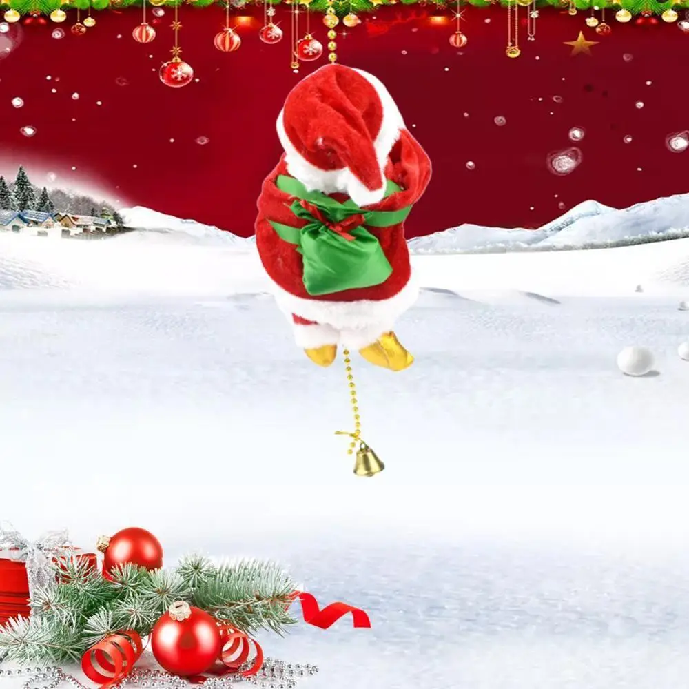 Electric Animated Climbing Santa Claus on Beads Chain Musical Moving Figure Christmas Ornament
Electric Animated Climbing Santa Claus on Beads Chain Musical Moving Figure Christmas Ornament