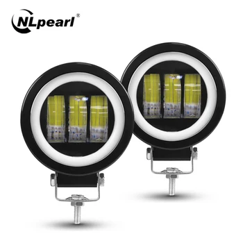 NLpearl 4" 30W Square LED Angel Eyes Work Light Bar Offroad 12V 24V Spot Beam LED Work Light for Car Truck Boat 4x4 Atv LED Bar
NLpearl 4" 30W Square LED Angel Eyes Work Light Bar Offroad 12V 24V Spot Beam LED Work Light for Car Truck Boat 4x4 Atv LED Bar