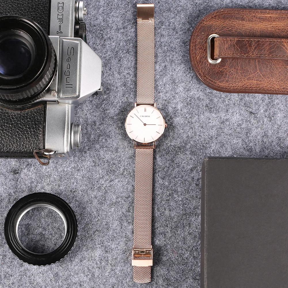 drop shipping ultra thin quartz watches for women fashion ladies wristwatch drop shipping rose gold steel mesh bracelet watch gifts (24)